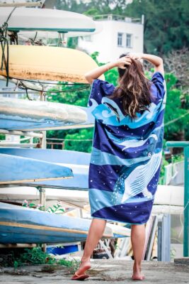 Oceanarium Ocean Species Identification Cloak Towel