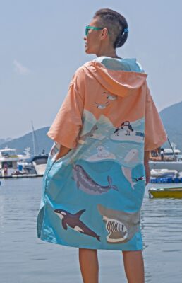 Oceanarium Ocean Species Identification Cloak Towel