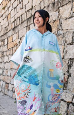 Oceanarium Ocean Species Identification Cloak Towel