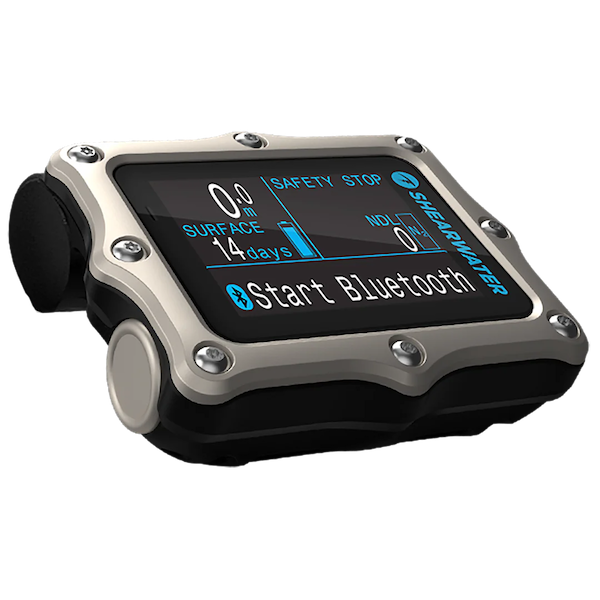 Shearwater Predix2 Titanium 2.2″ LED 背光LCD顯示 技術潛水功能 潛水電腦