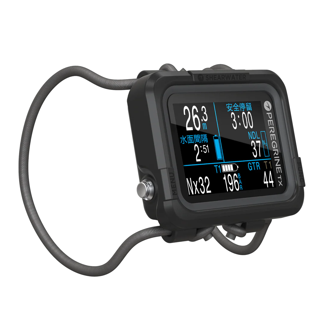 Shearwater 進階 Peregrine TX 兼容GPS傳感器潛水電腦