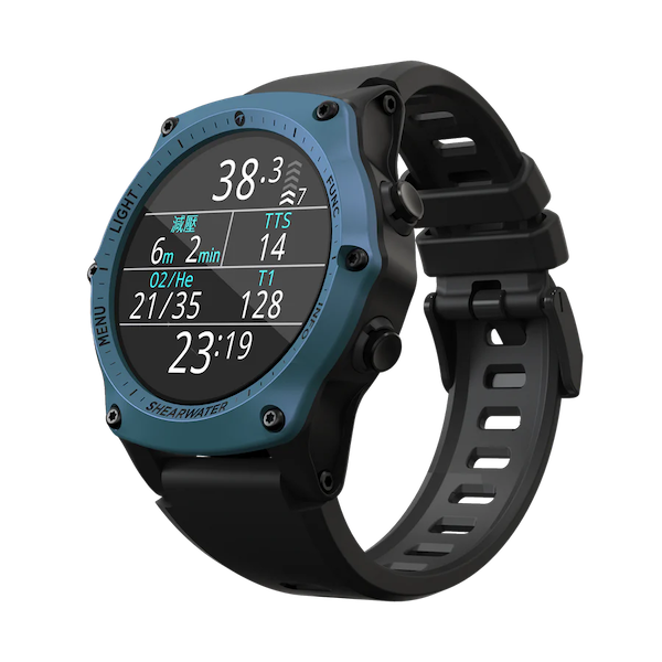 Shearwater TERIC AMOLED 顯示 技術潛水電腦錶