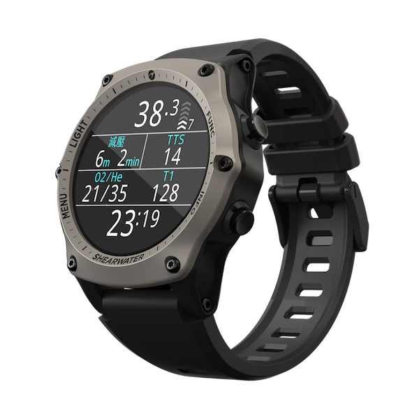 Shearwater TERIC AMOLED 顯示 技術潛水電腦錶