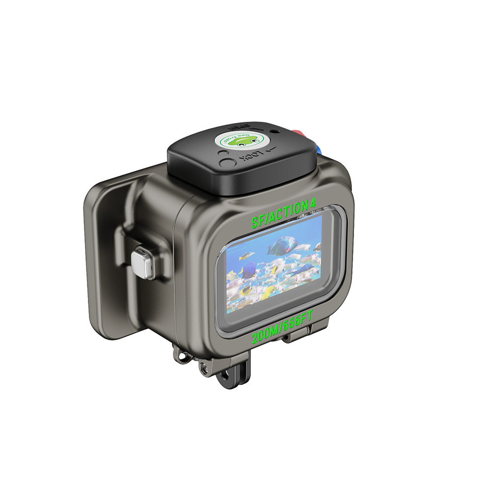 Sea Frogs Action Cam 200米防壓 Aluminium Alloy 海蛙鋁合金 Housing