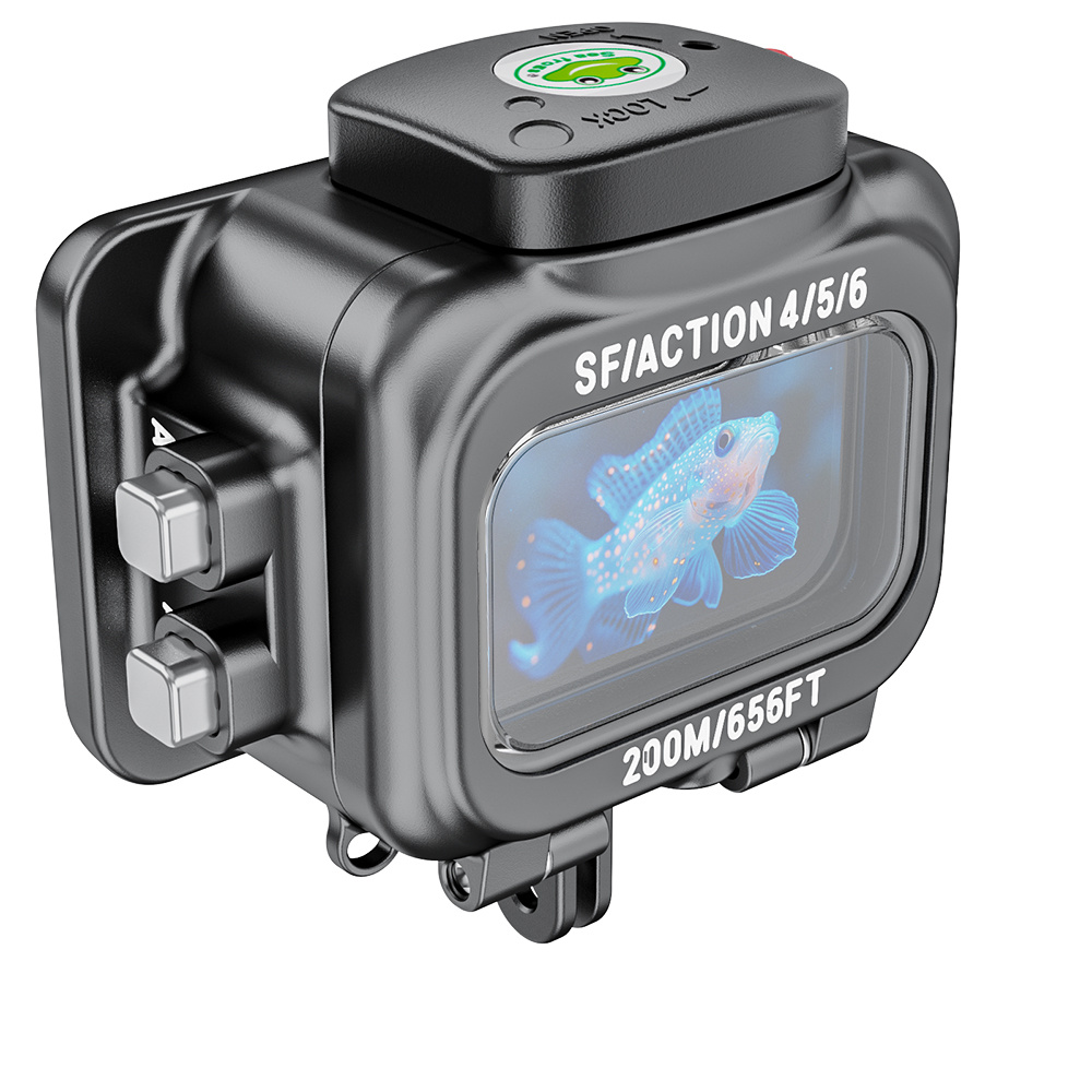Sea Frogs Action Cam 200米防壓 Aluminium Alloy 海蛙鋁合金 Housing