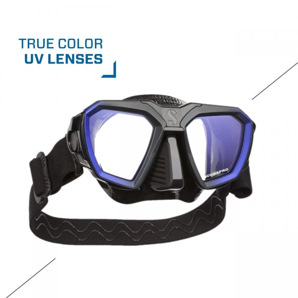 Scubapro D-Mask UV Lens and Comfort Strap