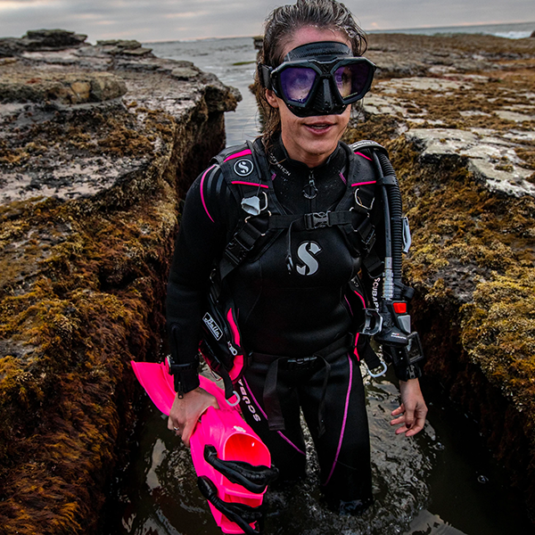 Scubapro D-Mask UV Lens and Comfort Strap