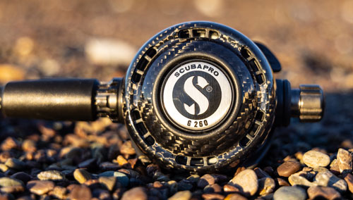 Scubapro MK19 EVO BT / G260 Carbon BT Regulator Set – INT / DIN