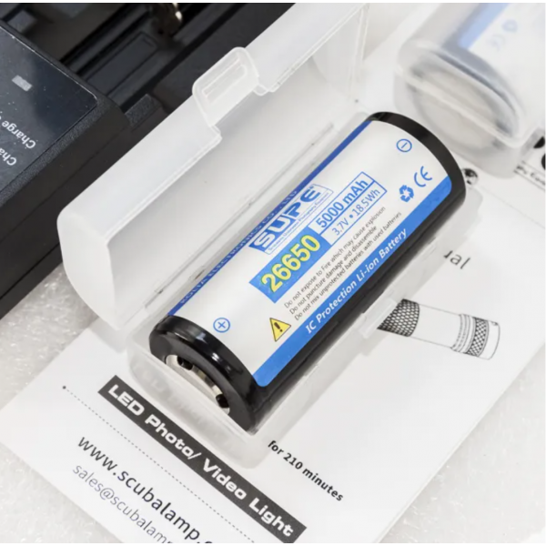 Scubalamp RD93 LED Diving Torch 15 Degrees Beam Angle 3000 Lumens