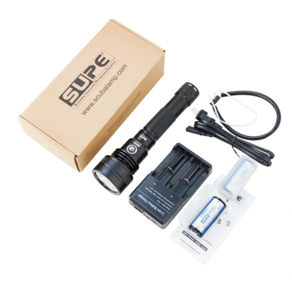 Scubalamp RD93 LED Diving Torch 15 Degrees Beam Angle 3000 Lumens