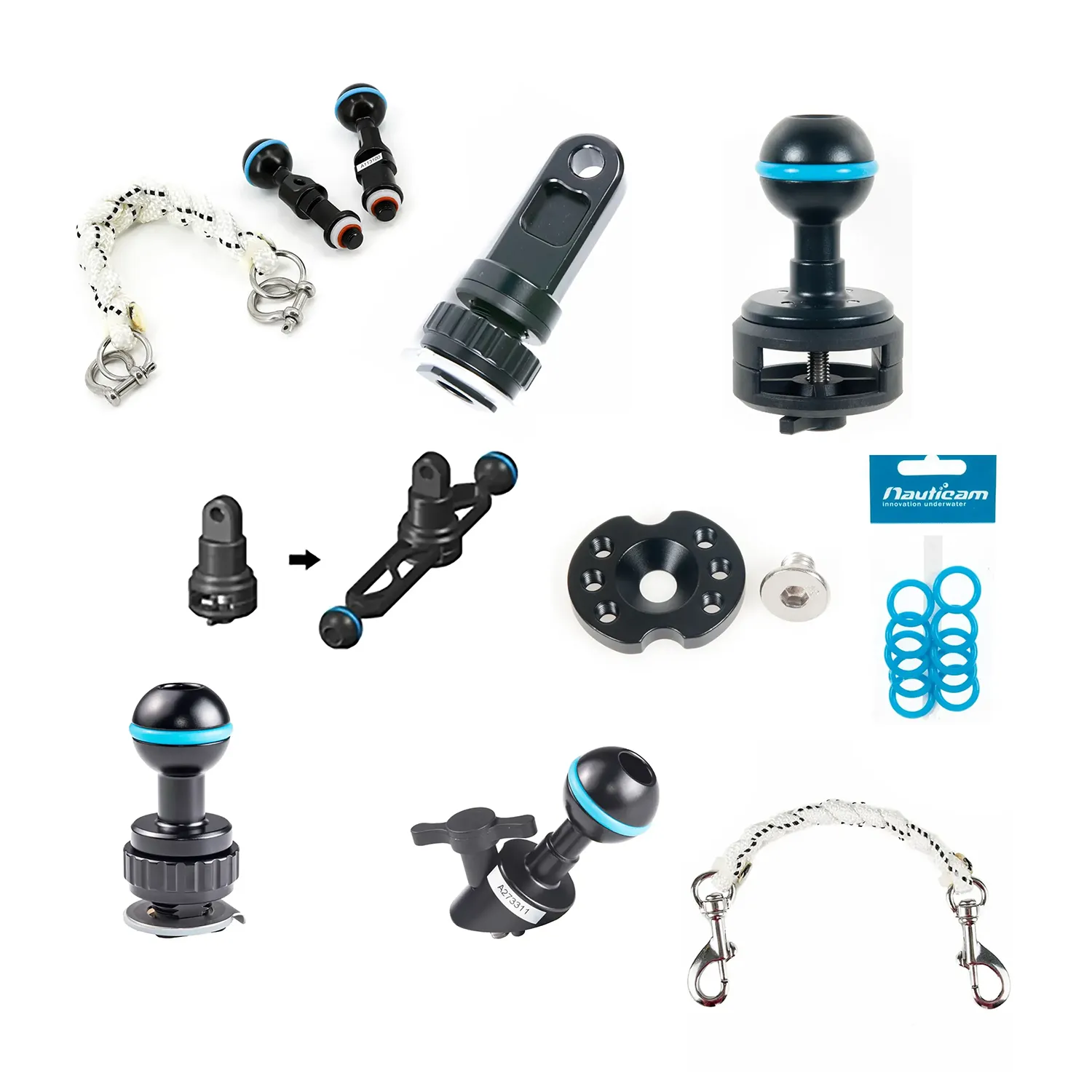 Nauticam 水底燈光架設配件
